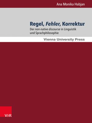 cover image of Regel, Fehler, Korrektur